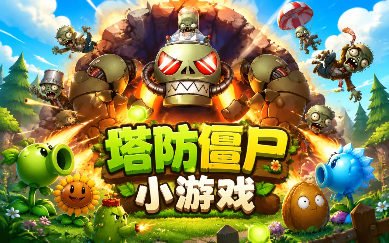塔防僵尸小游戏