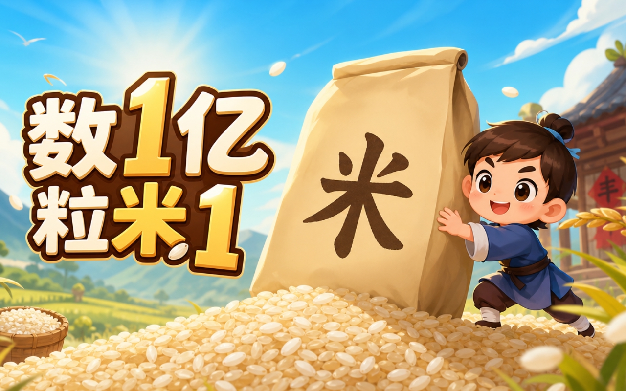 数1亿粒米1