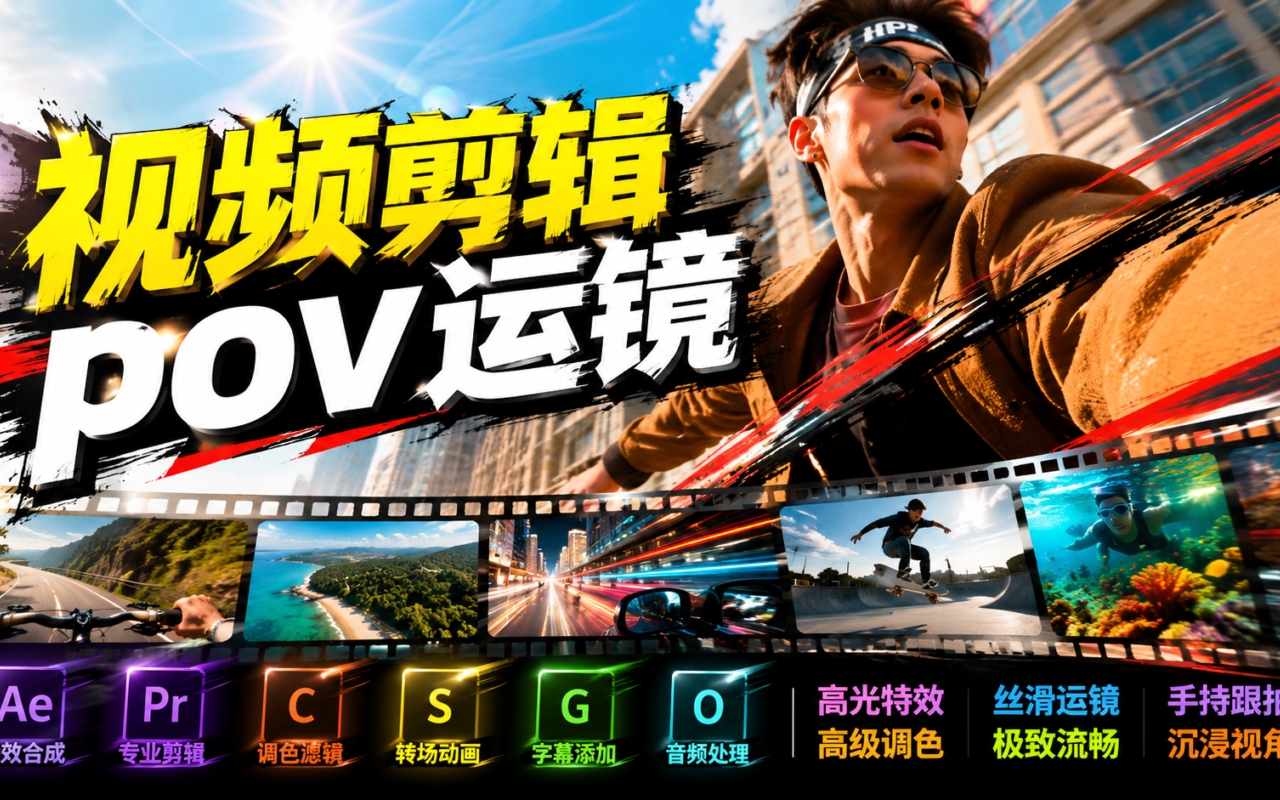 视频剪辑pov运镜