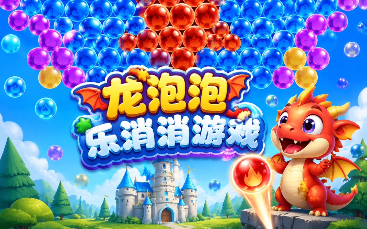 龙泡泡乐消消游戏