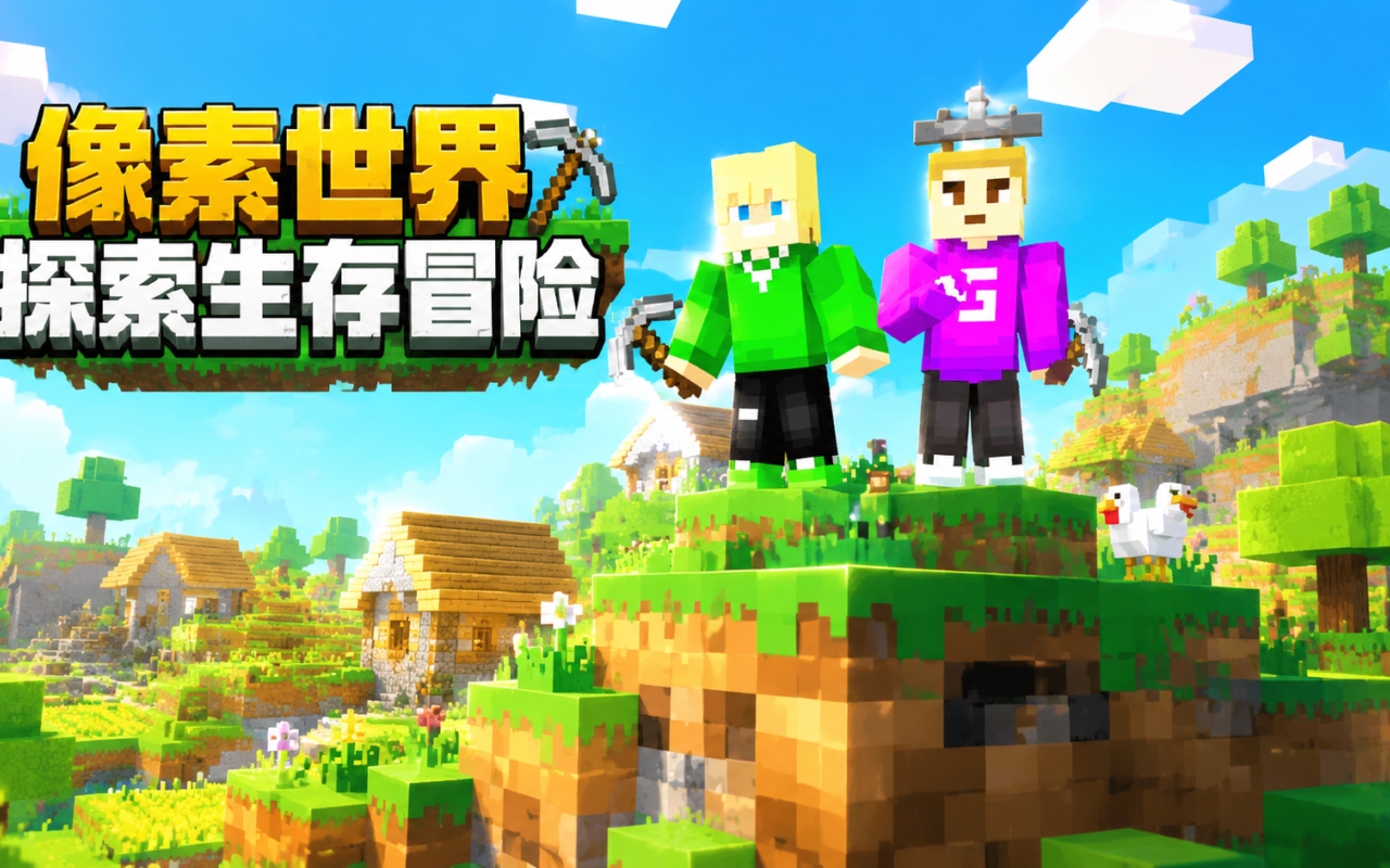 像素世界探索生存冒险