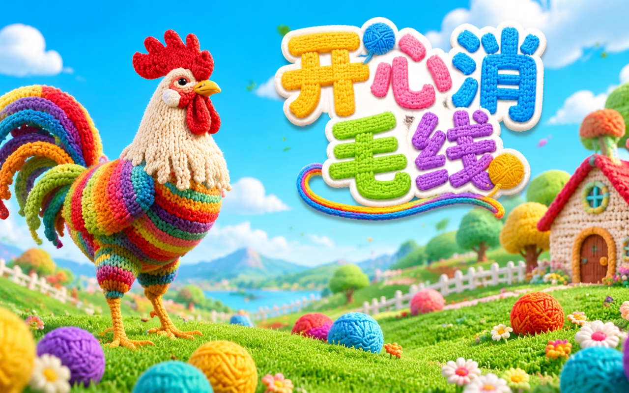 开心消毛线