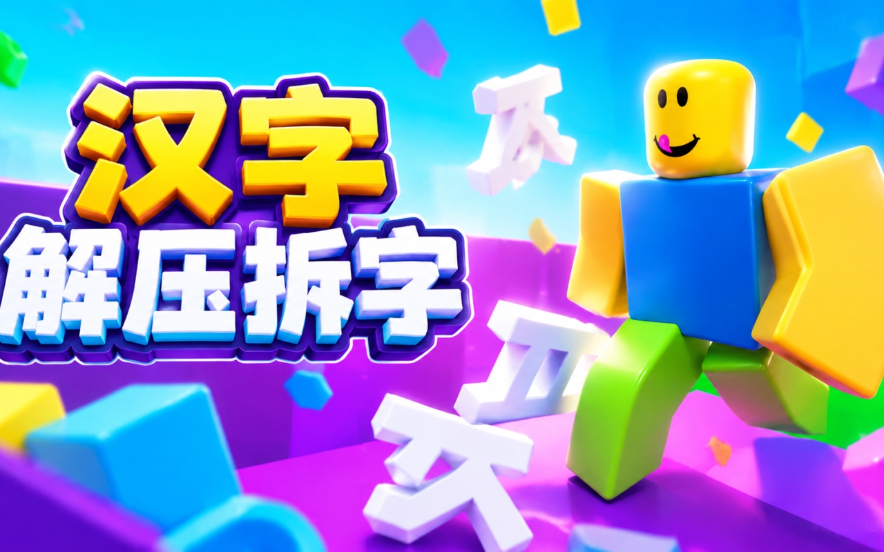 汉字解压拆字