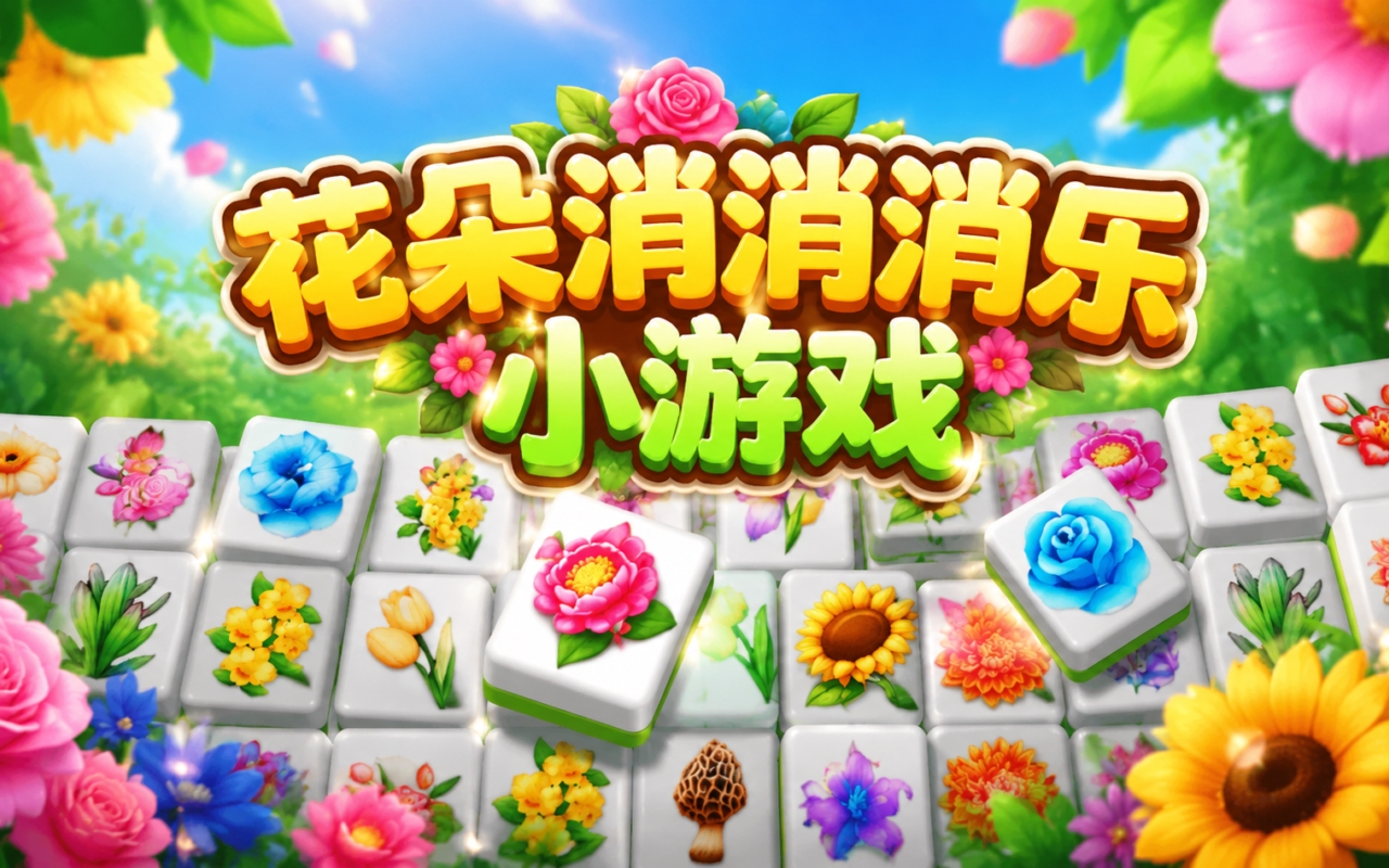 花朵消消消乐小游戏