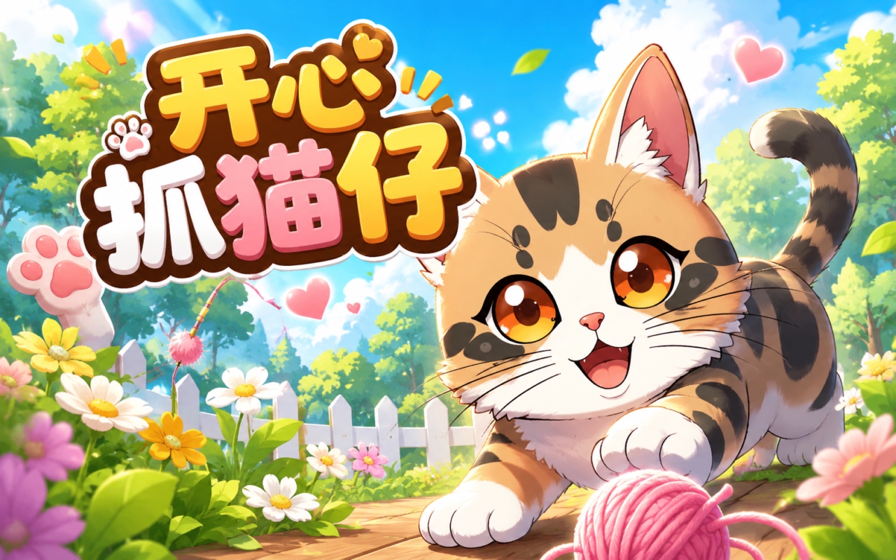 开心抓猫仔