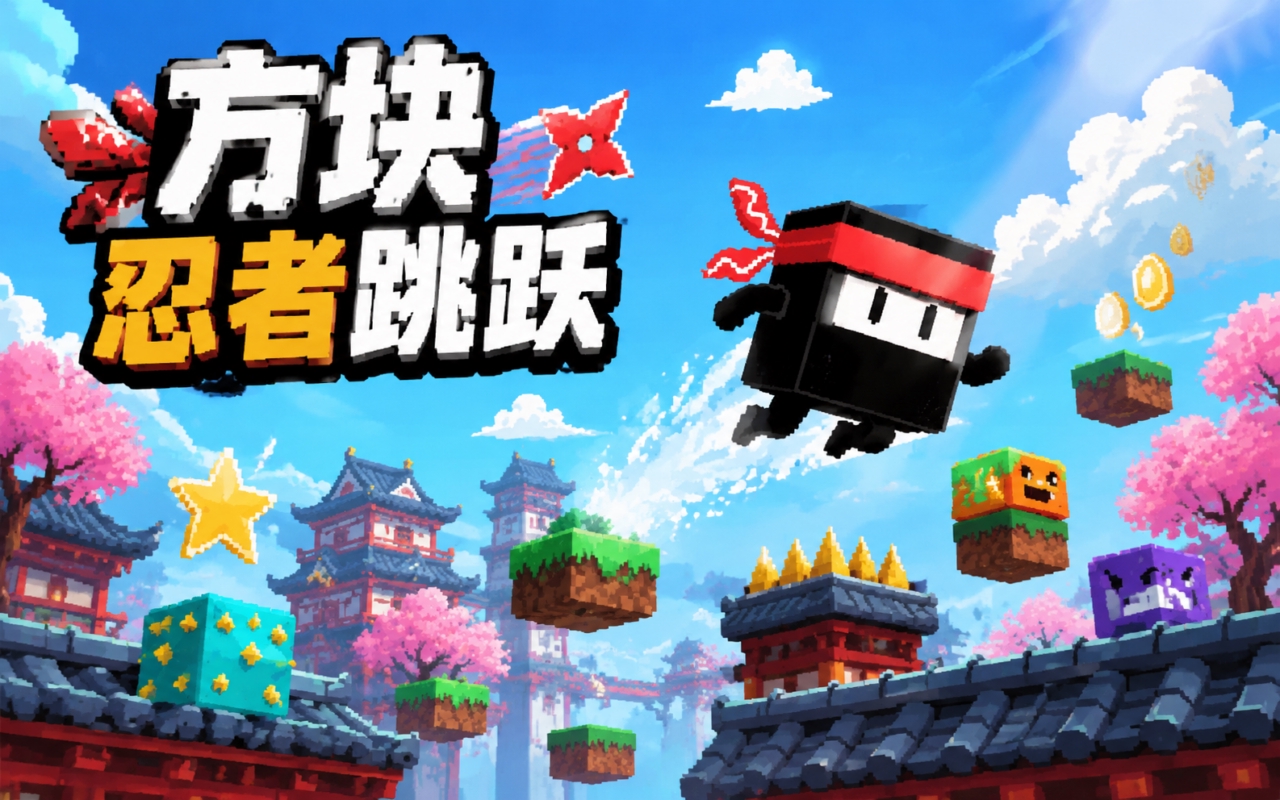 方块忍者跳跃