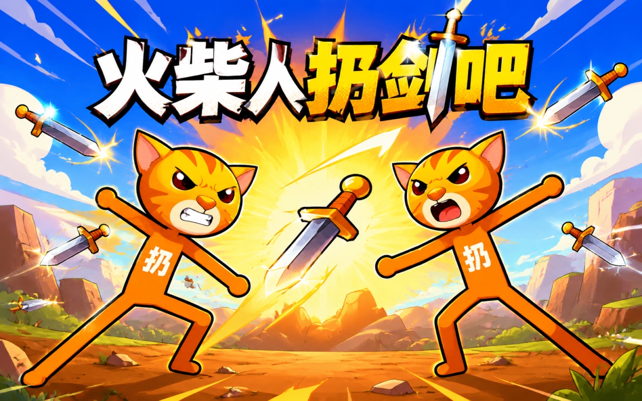 火柴人扔剑吧