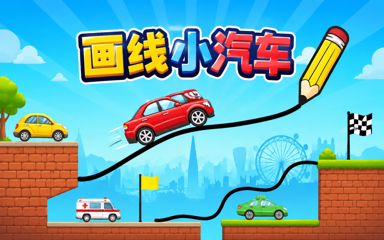 画线小汽车