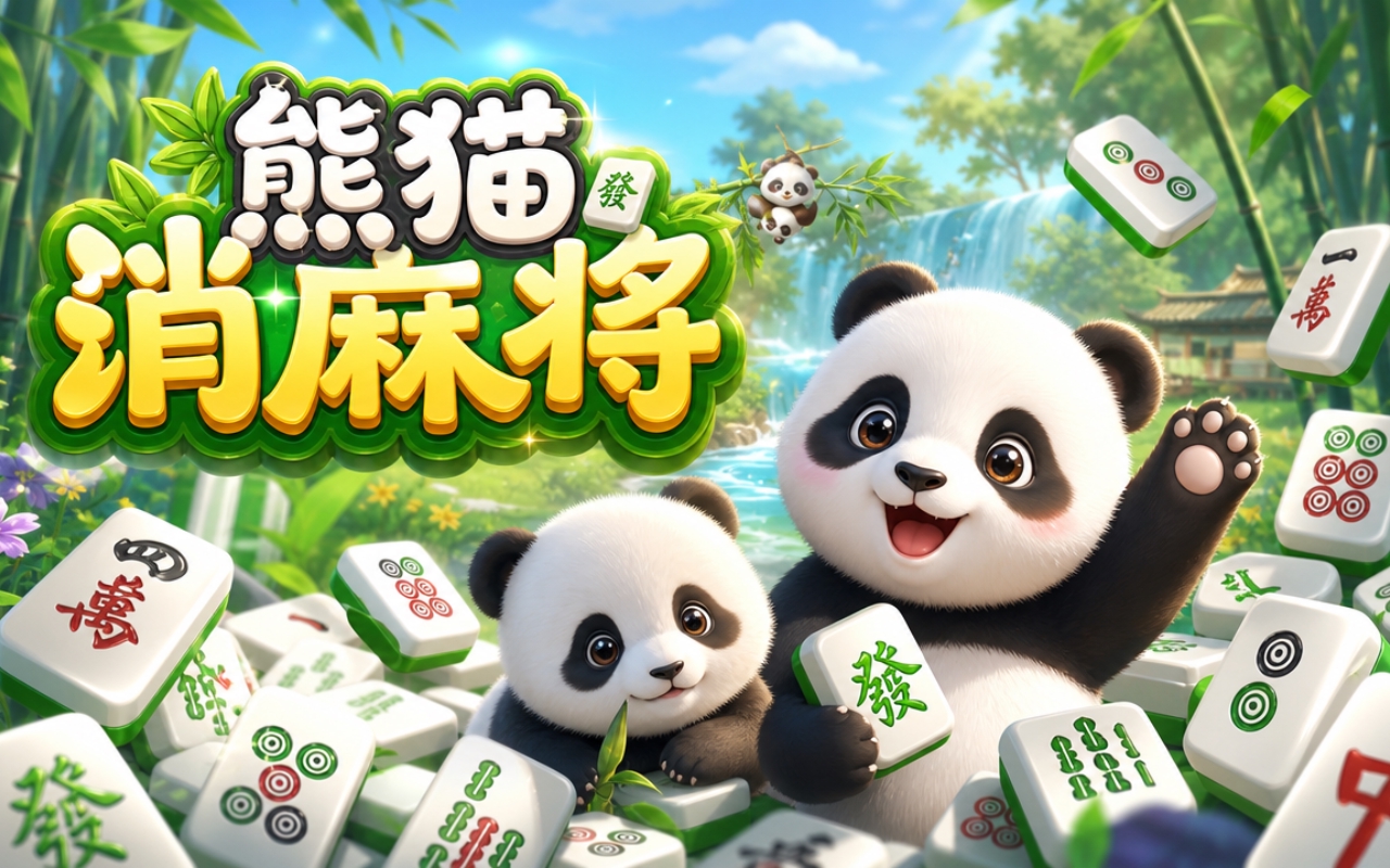 熊猫消麻将