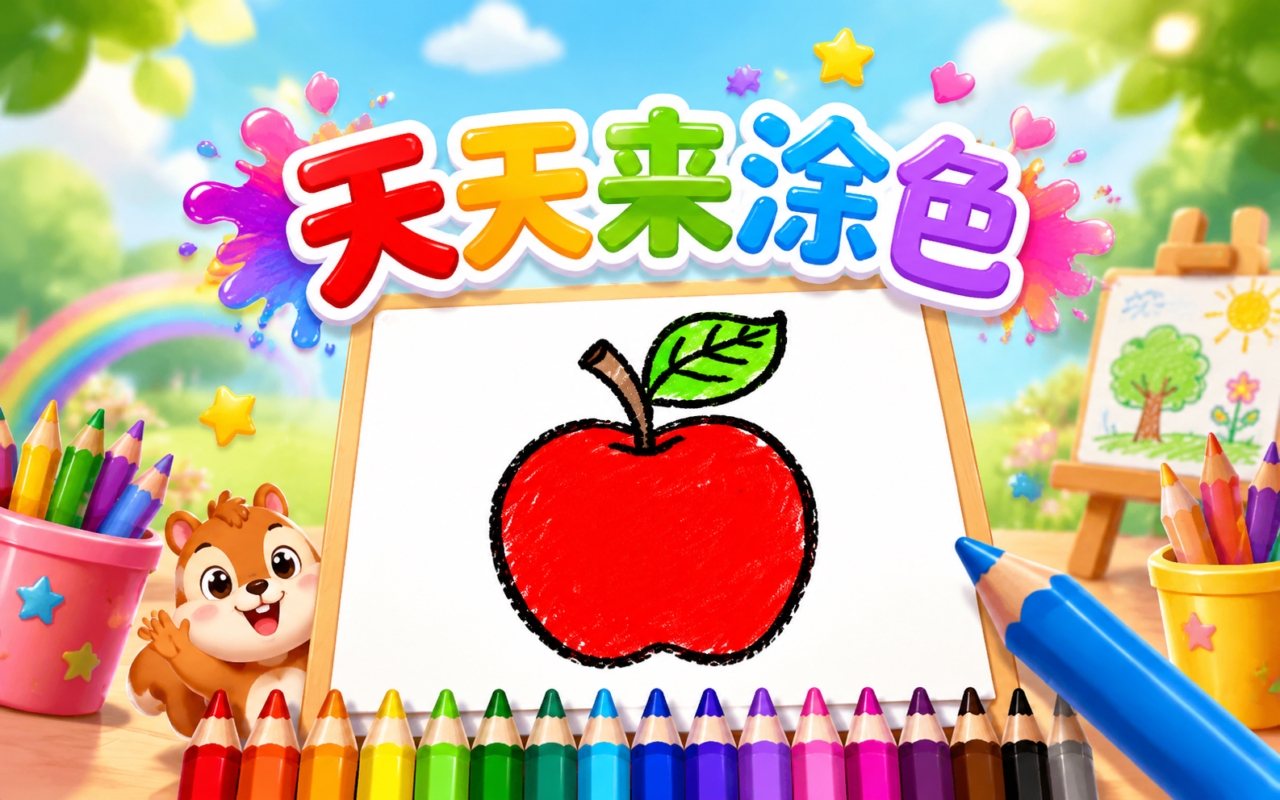 天天来涂色