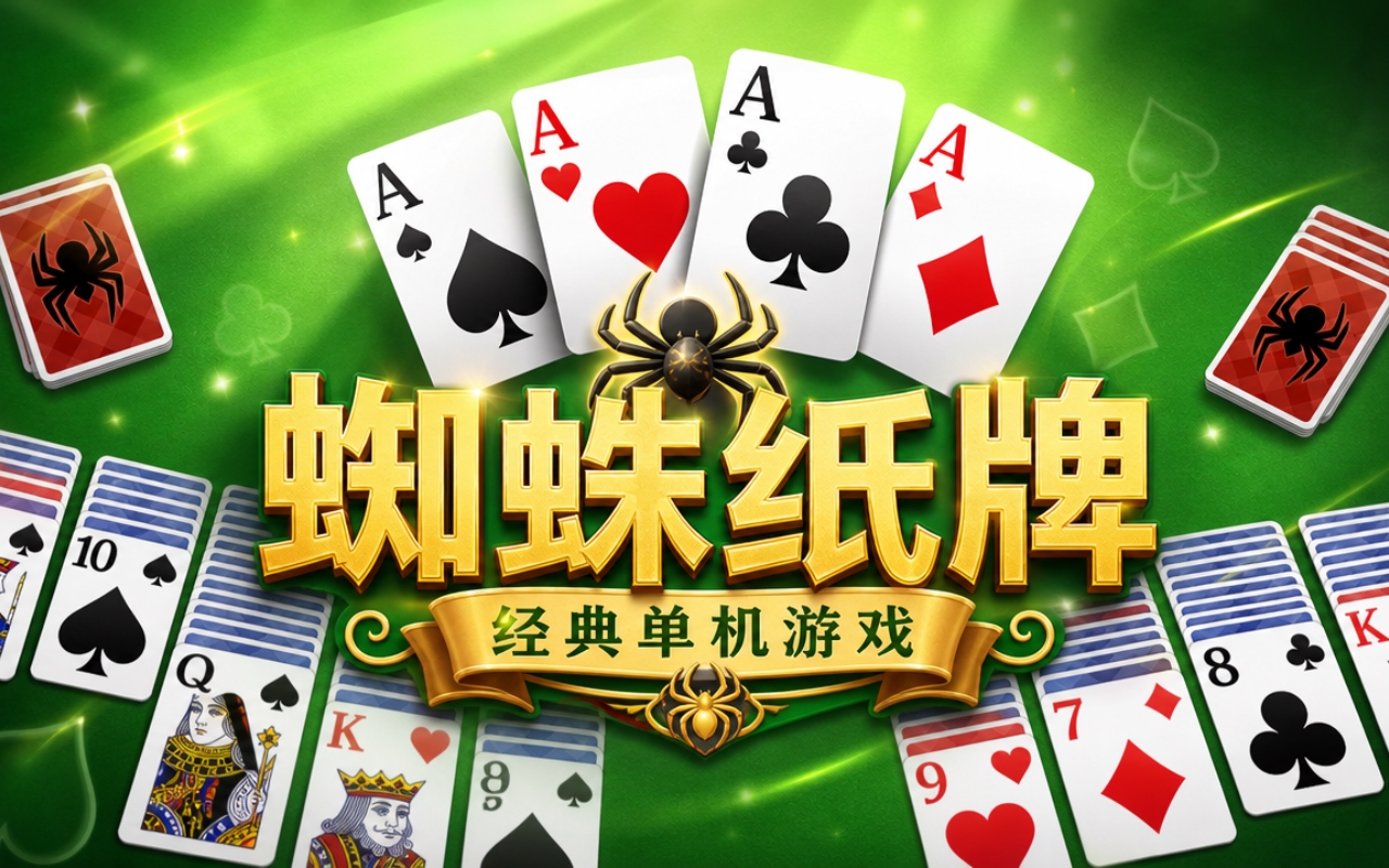 蜘蛛纸牌经典单机游戏