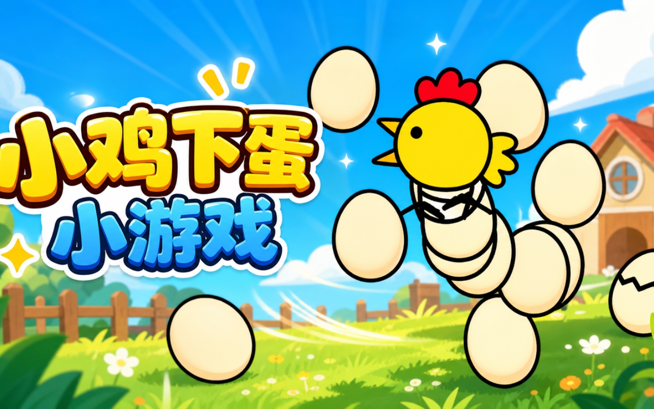 小鸡下蛋小游戏