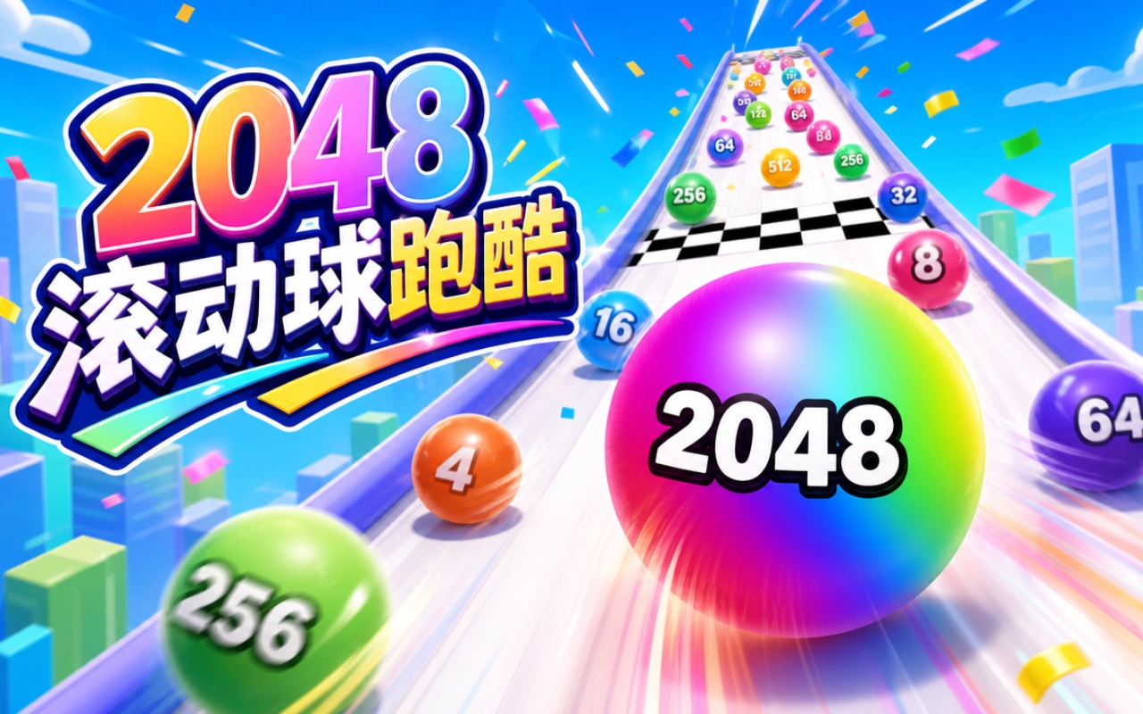 2048滚动球跑酷