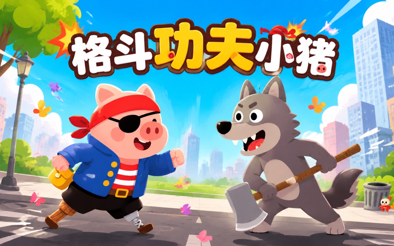 格斗功夫小猪