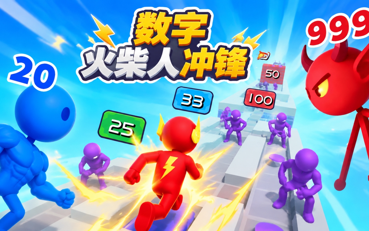 数字火柴人冲锋