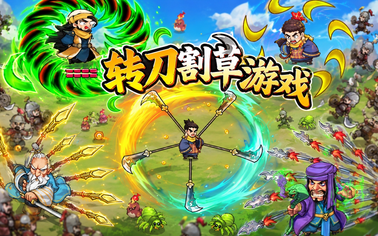 转刀割草游戏