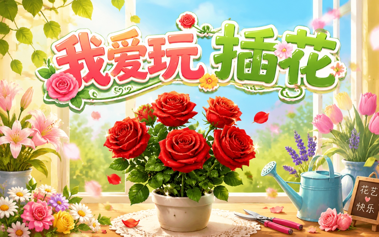 我爱玩插花