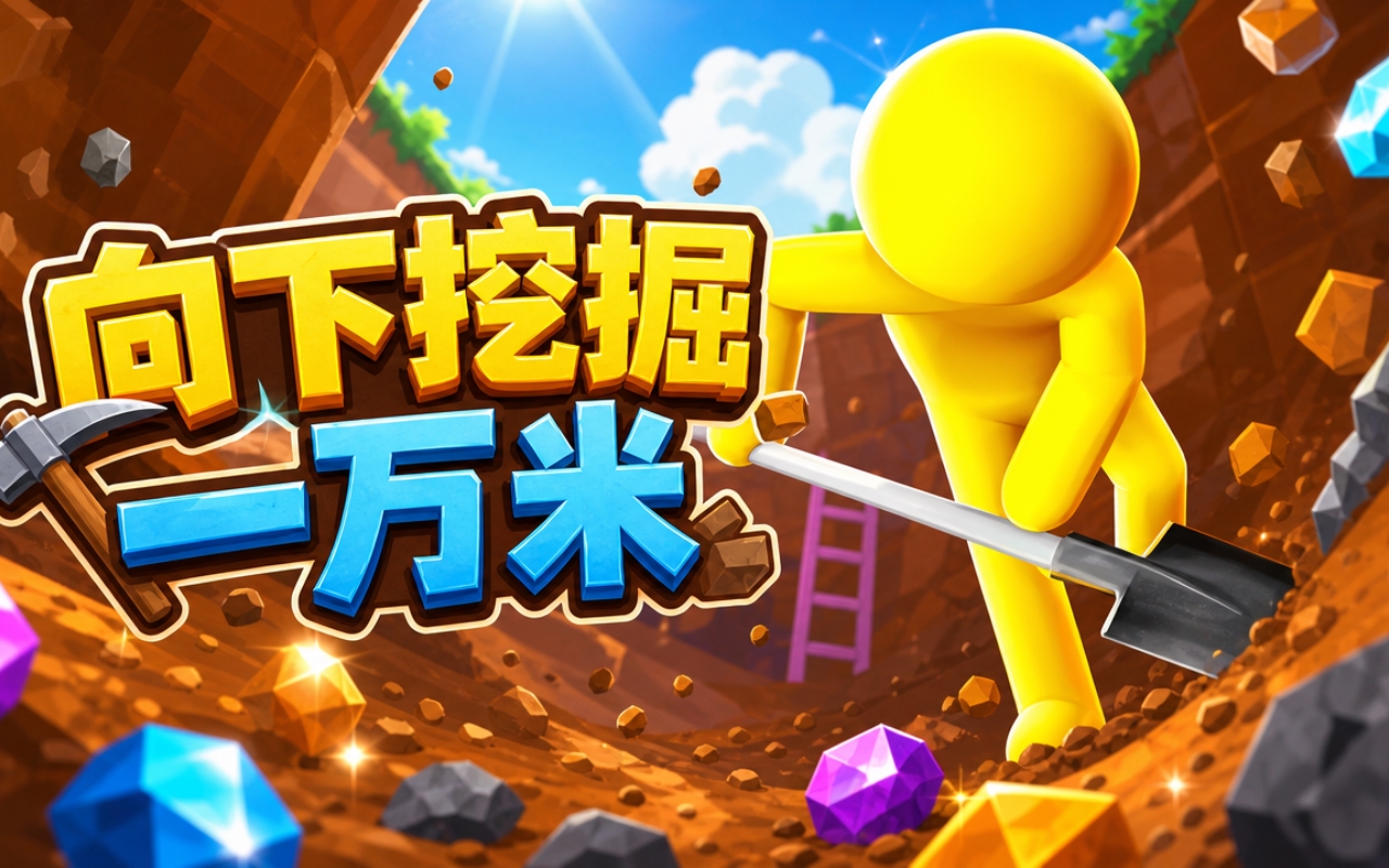 向下挖掘一万米