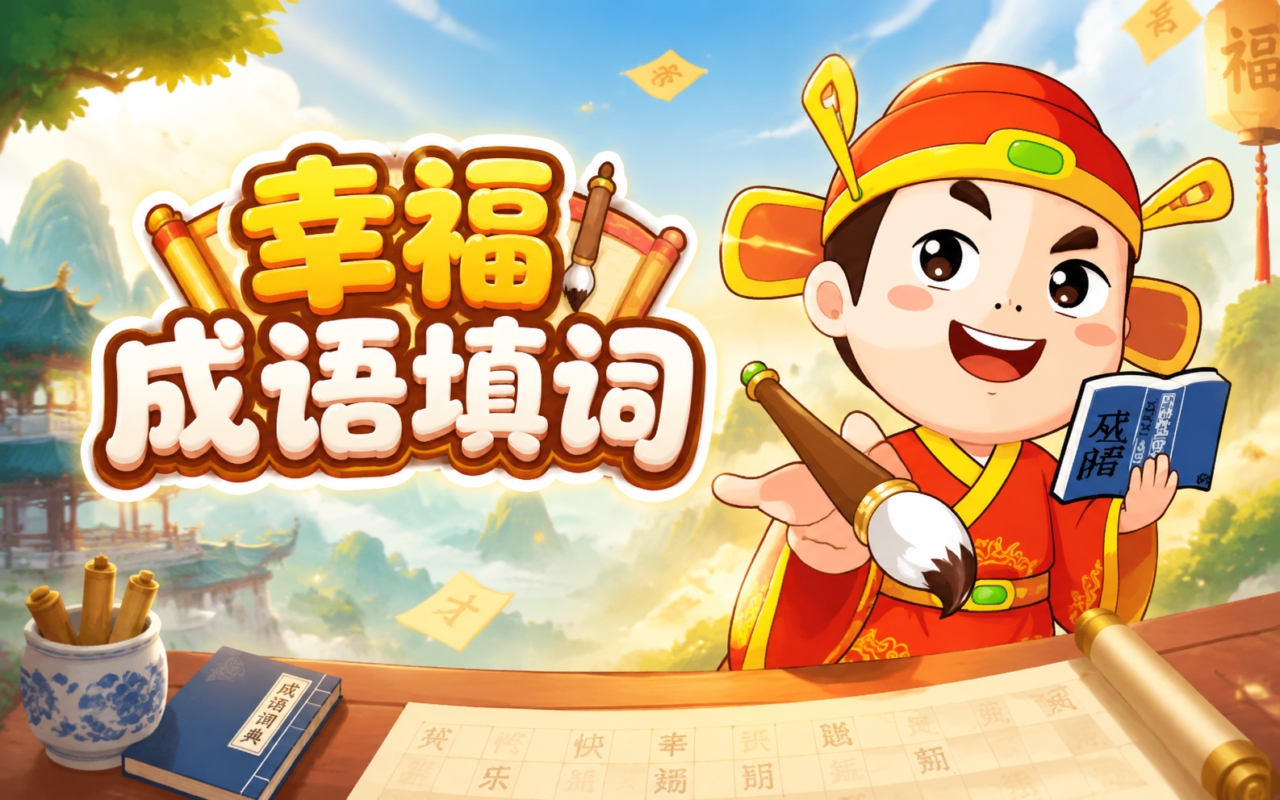 幸福成语填词