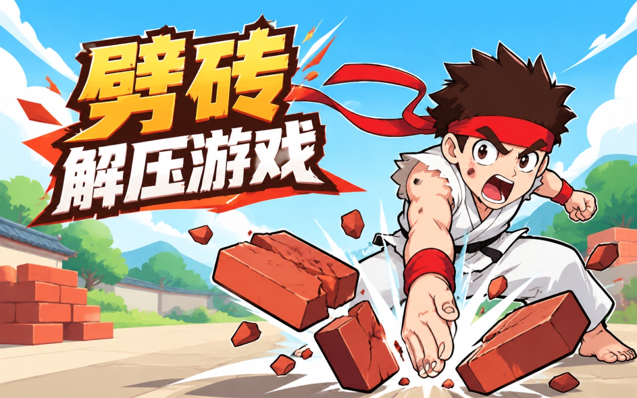 劈砖解压游戏