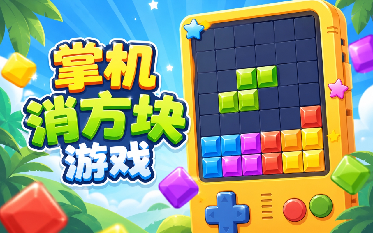 掌机消方块游戏
