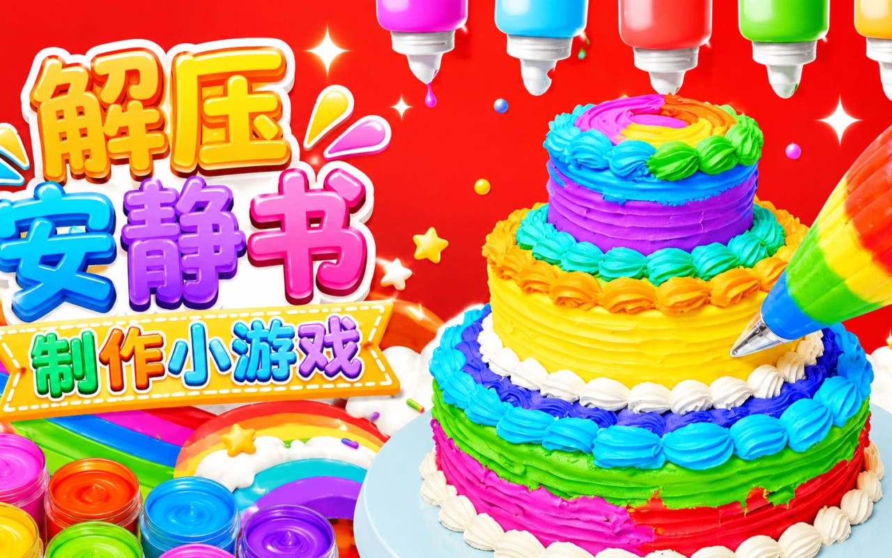 解压安静书制作小游戏