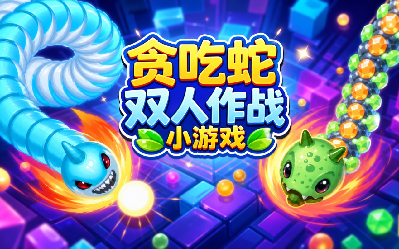 贪吃蛇双人作战小游戏