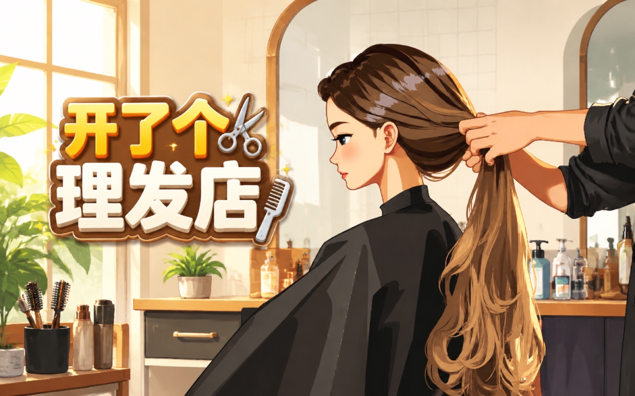 开了个理发店