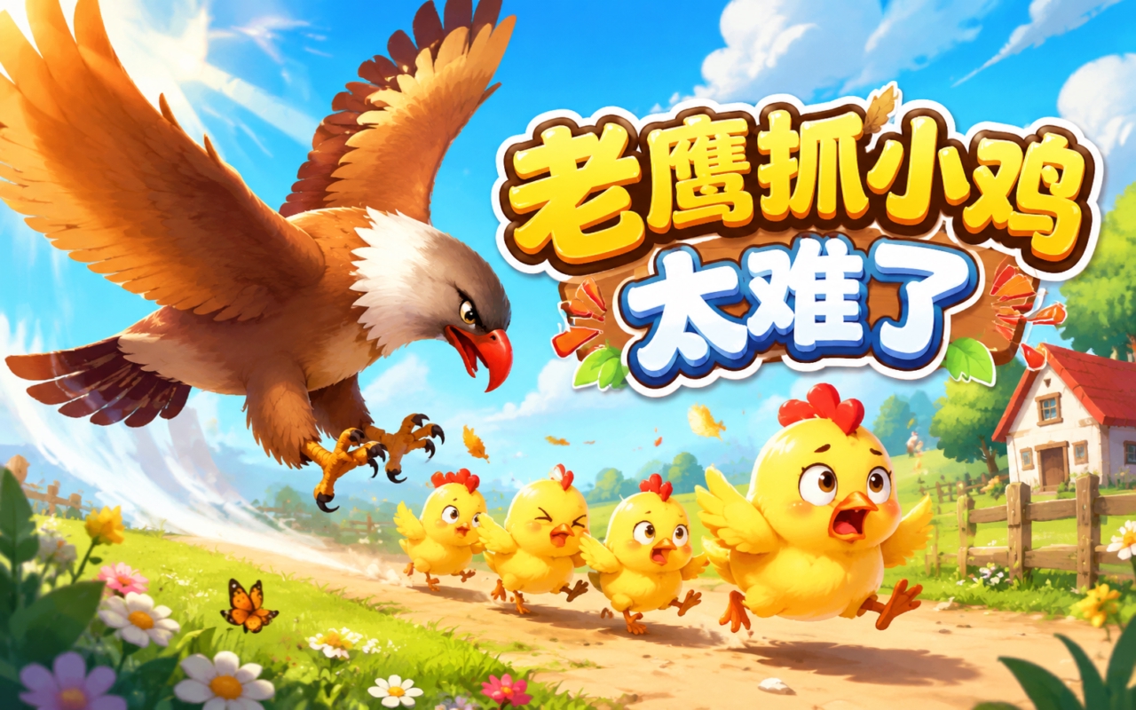 老鹰抓小鸡太难了