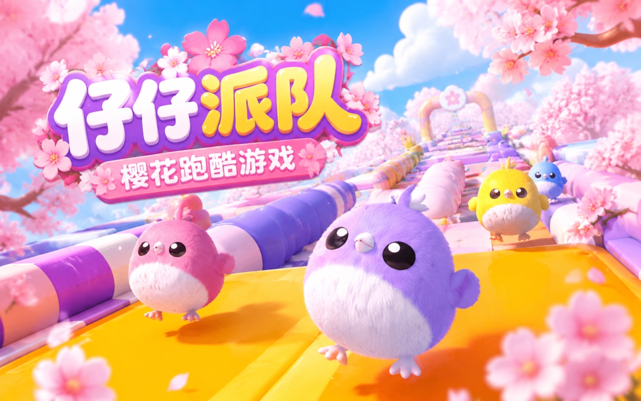 仔仔派队樱花跑酷游戏