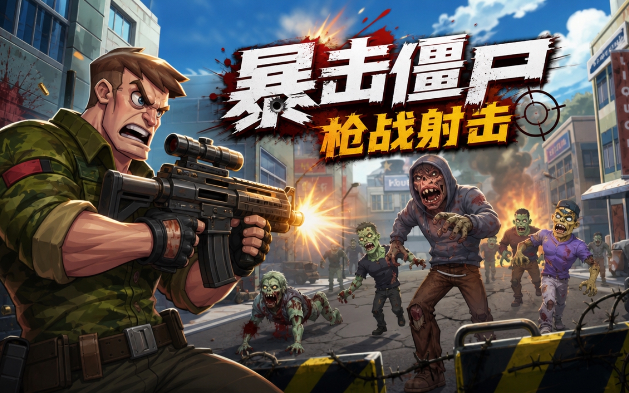 暴击僵尸枪战射击