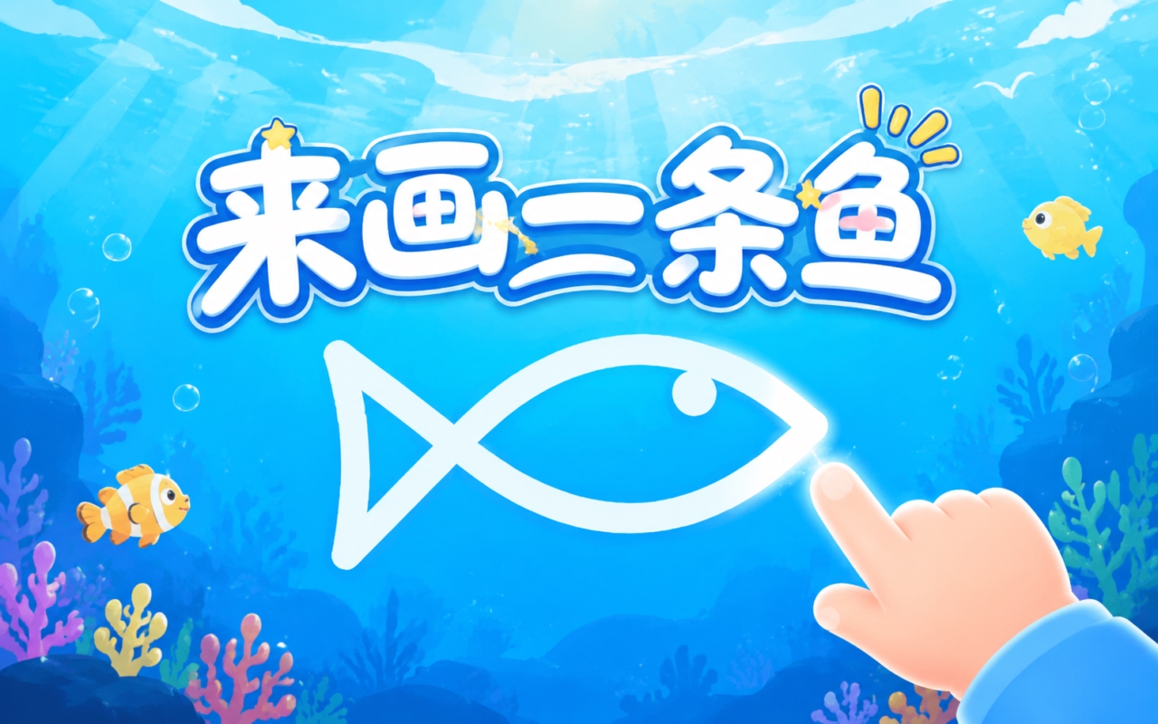 来画一条鱼