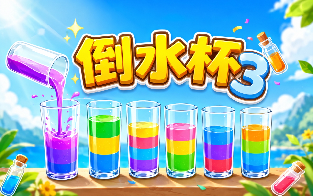 倒水杯3