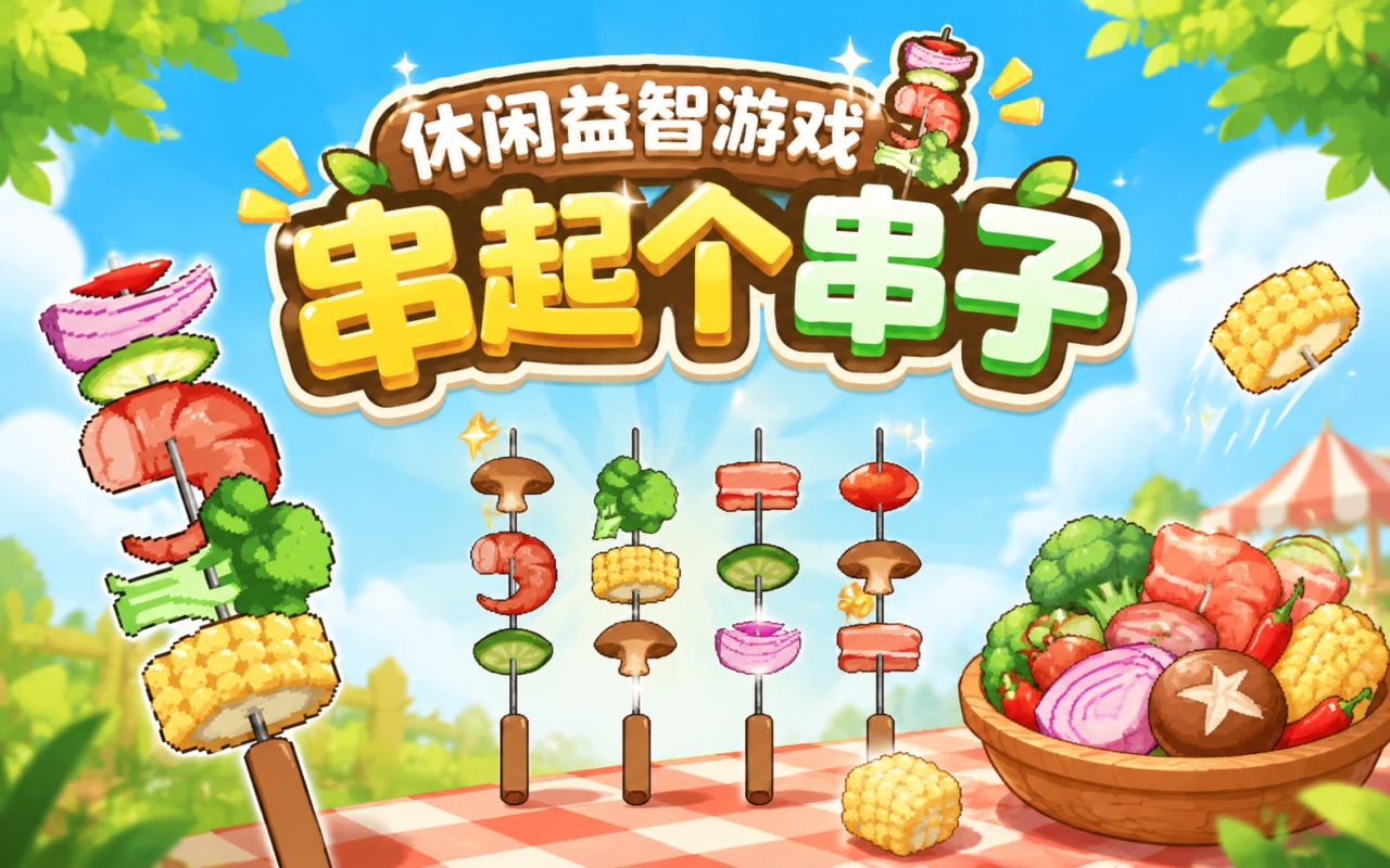 休闲益智游戏串起个串子