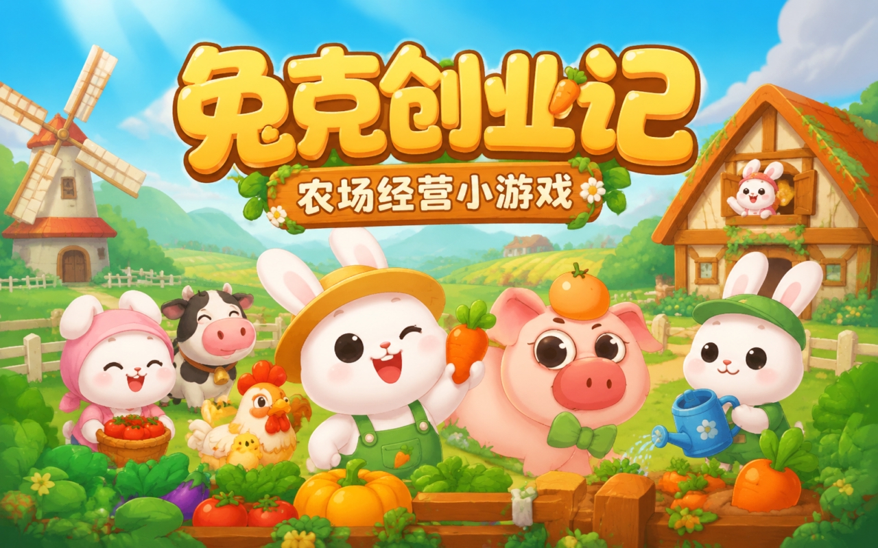 兔克创业记农场经营小游戏