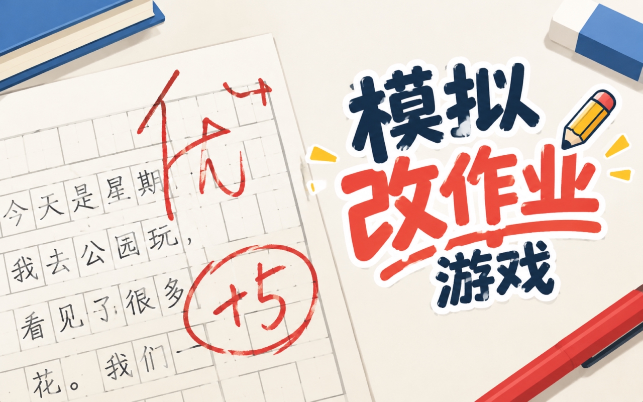 模拟改作业游戏