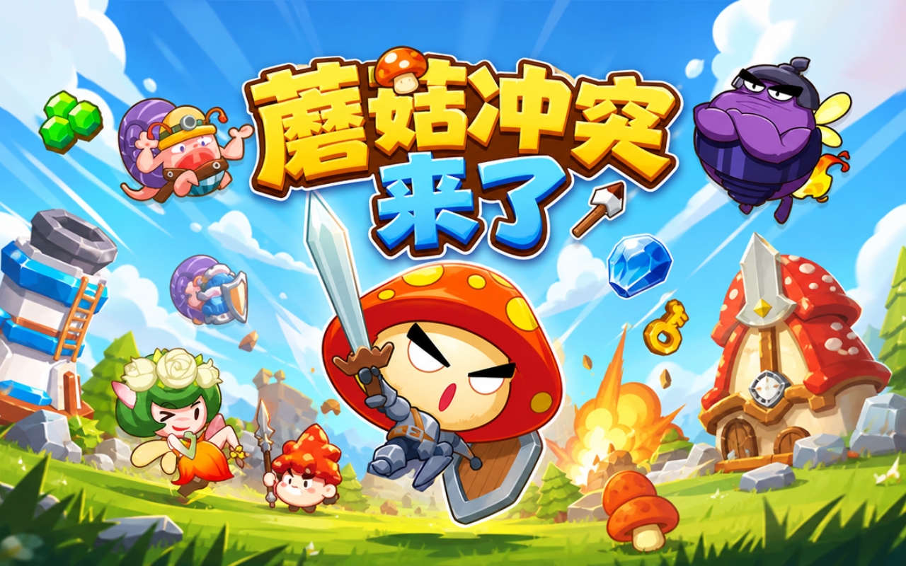 蘑菇冲突来了