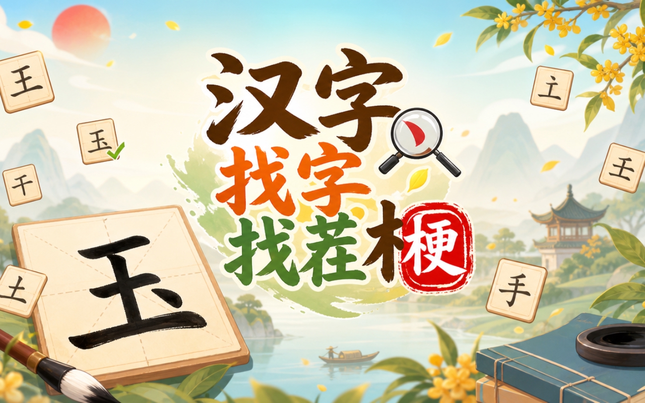 汉字找字找茬梗