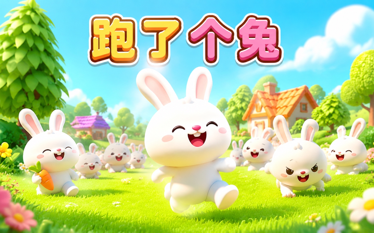 跑了个兔
