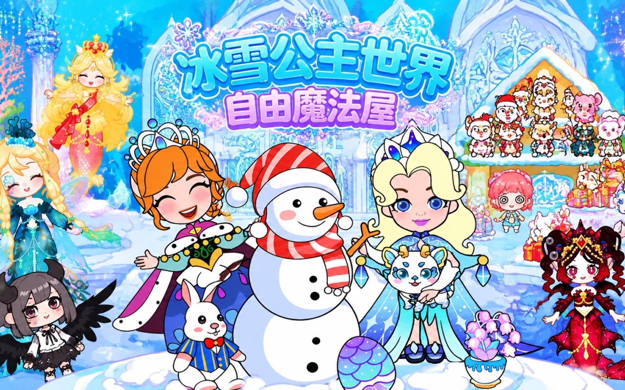 冰雪公主世界自由魔法屋
