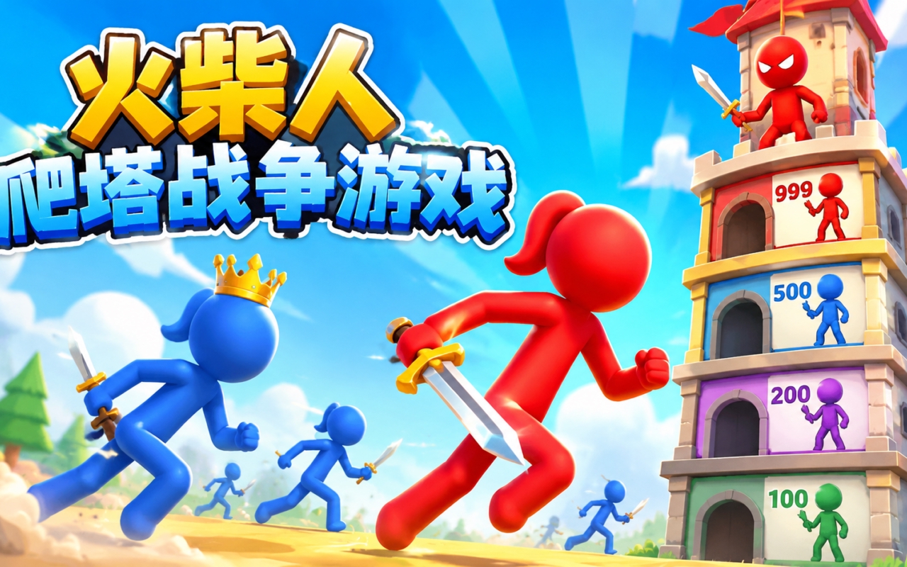 火柴人爬塔战争游戏