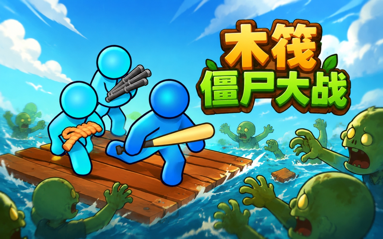 木筏僵尸大战