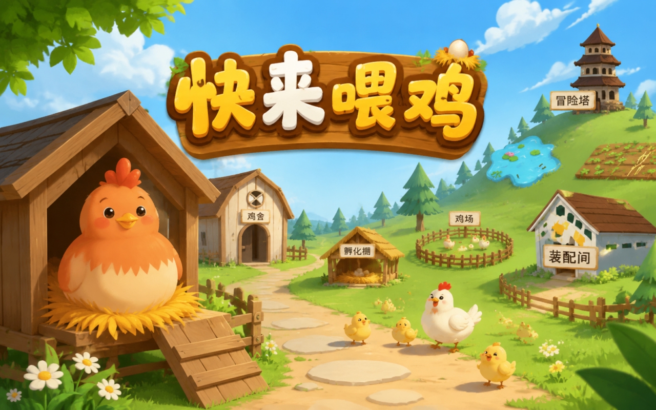 快来喂鸡