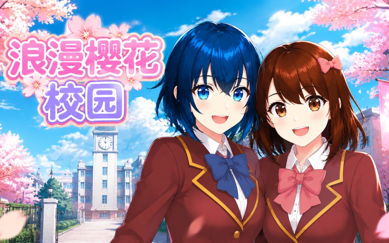 浪漫樱花校园