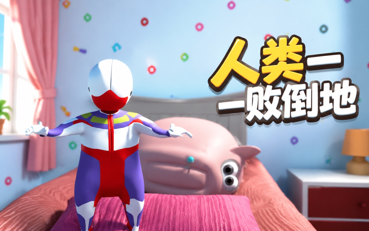 人类一败倒地