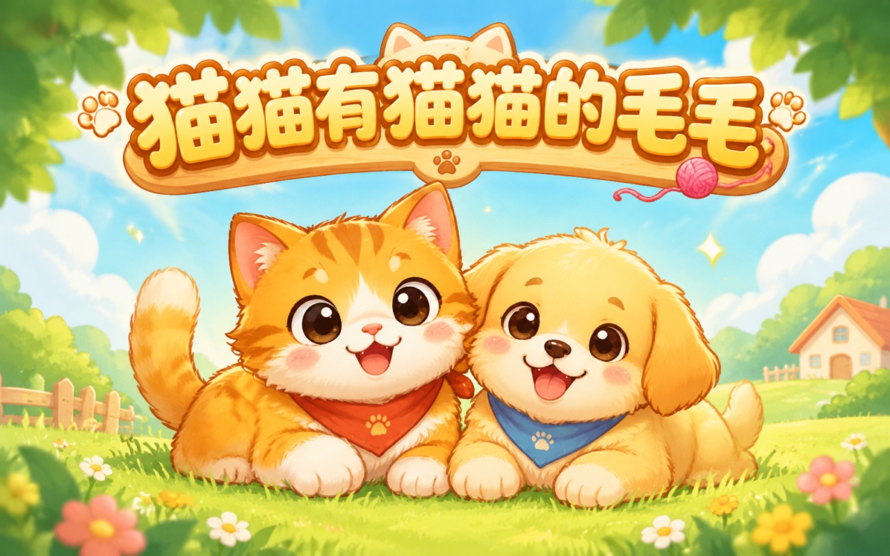 猫猫有猫猫的毛毛