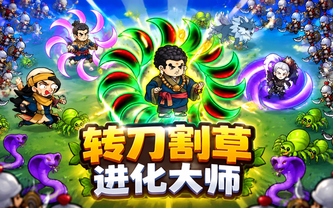 转刀割草进化大师