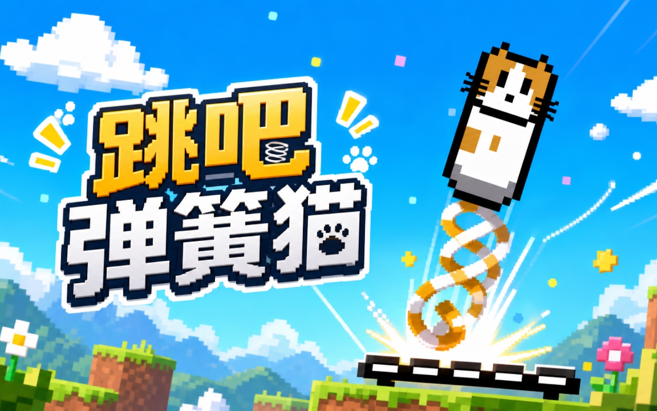 跳吧弹簧猫