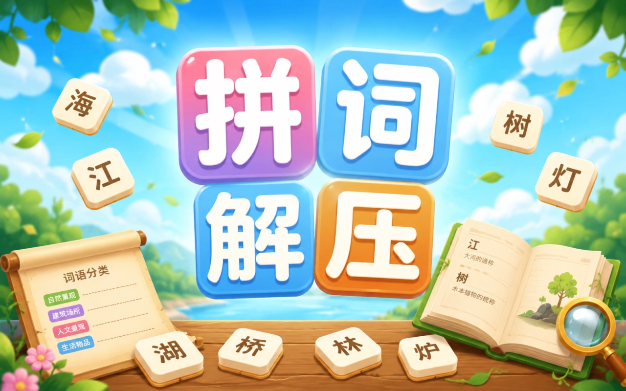 拼词解压
