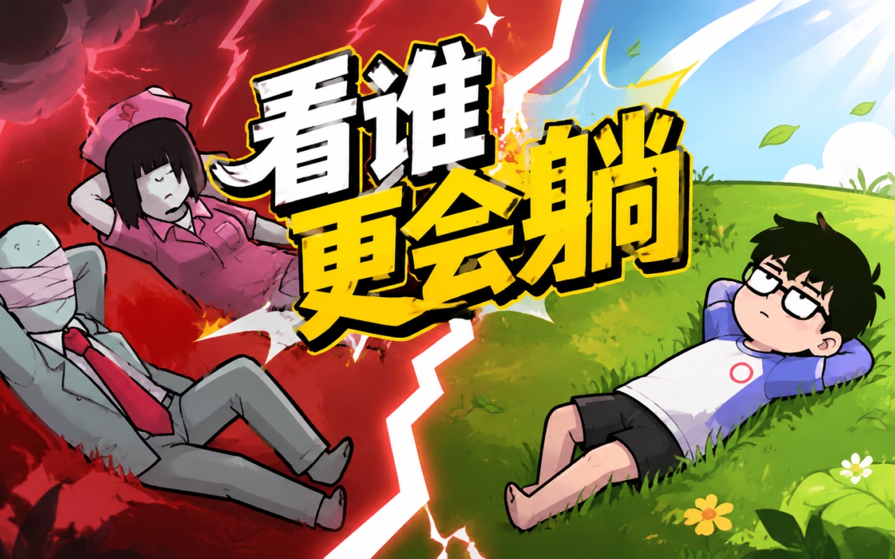 看谁更会躺
